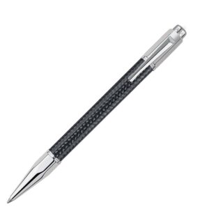 Caran d'Ache Varius Carbon Fibre Rhodium Ball Pen