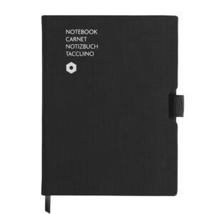 Caran d'Ache A5 Canvas Note Book - Black