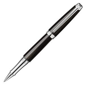 Caran d'Ache Leman De Nuit Rhodium Roller Ball Pen
