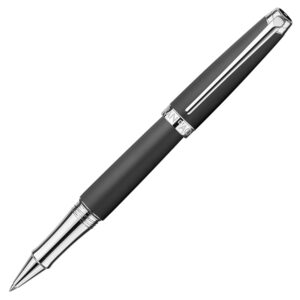 Caran d'Ache Leman Black Matte Rhodium Roller Ball Pen