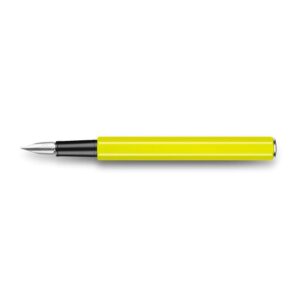 Caran d'Ache 849 Metal Yellow Fluo Fountain Pen