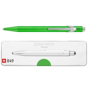 Caran d'Ache 849 Gift Line Fluo Green Ball pen