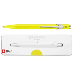 Caran d'Ache 849 Gift Line Fluo Yellow Ball pen