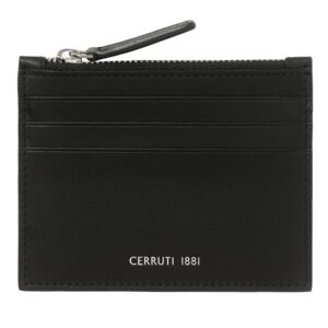 Cerruti Leather Card Holder Zoom Black