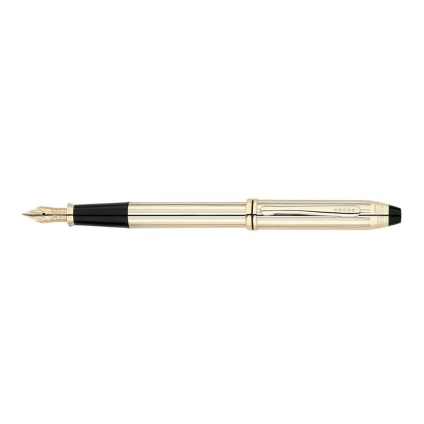 Cross Townsend 10K Rolled Gold Fountain Pen - Image 2