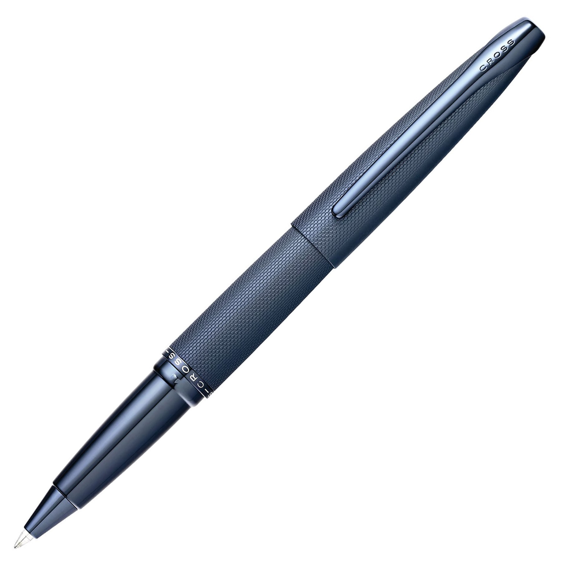 Cross ATX Sand Blasted Blue Roller Ball Pen
