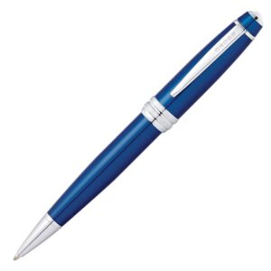 Cross Bailey Blue Lacquer Chrome Trim Ball Pen