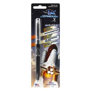 Fisher Cap-O-Matic Black Ball Pen with Shuttle Imprint