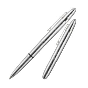 Fisher Bullet Brushed Chrome Ball Pen with Clip