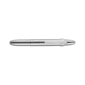 Fisher Bullet Brushed Chrome Ball Pen with Clip