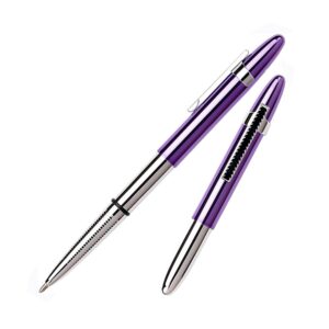 Fisher Bullet Purple Passion/Chrome Barrel Clip Ball Pen