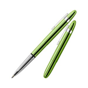 Fisher Bullet Lime Green Ball Pen with Clip