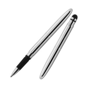 Fisher Chrome Bullet Grip With Stylus Ball Pen