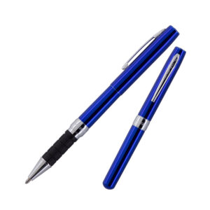 Fisher Explorer Lacquer Blueberry Ball Pen With Grip