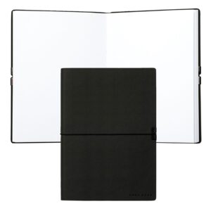 Hugo Boss Leather Note Pad Storyline Black A5