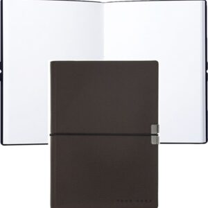 Hugo Boss Leather Note Pad Storyline Brown A6