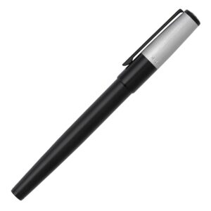 Hugo Boss Gear Minimal Black & Chrome Roller Ball Pen