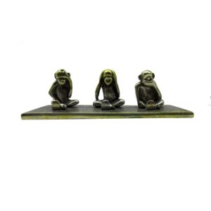 Jac Zagoory Pen Stand Write No Evil Pewter
