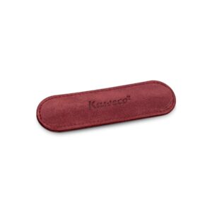 Kaweco Leather Pen Pouch Eco Velour Boardeaux 1