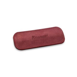 Kaweco Leather Pen Pouch Eco Velour Boardeaux 2