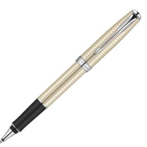 Parker Sonnet 10 Silver Chrome Trim Roller Ball Pen