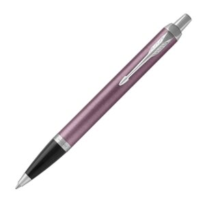 Parker IM Light Purple Chrome Trim Ball Pen