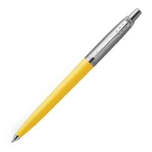 Parker Jotter Yellow Chrome Trim Ball Pen