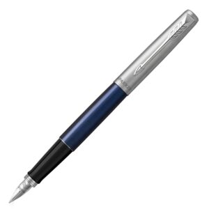 Parker Jotter Royal Blue Chrome Trim Fountain Pen