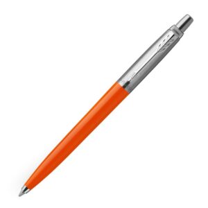 Parker Jotter Orange Chrome Trim Ball Pen
