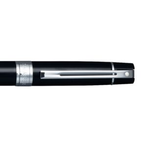 Sheaffer 300 Glossy Black Chrome Trim Roller Ball Pen