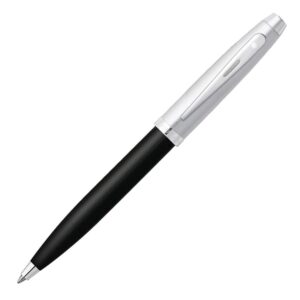 Sheaffer 100 Black/Chrome Chrome Trim Ball Pen