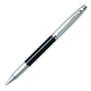 Sheaffer 100 Black/Chrome Chrome Trim Roller Ball Pen