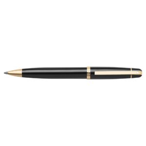 Sheaffer 500 Glossy Black Gold Trim Ball Pen
