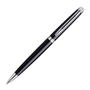 Waterman Hemisphere Essential Black Chrome Trim Ball Pen