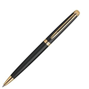 Waterman Hemisphere Matt Balck Gold Trim Ball Pen