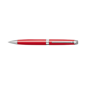 Caran d'Ache Leman Scarlet Red Rhodium Ball Pen