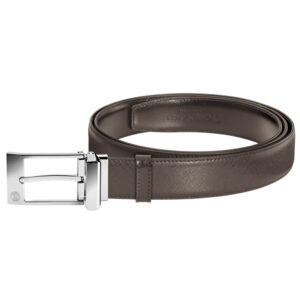 Caran d'Ache Leather Reversible Belt-Ebony