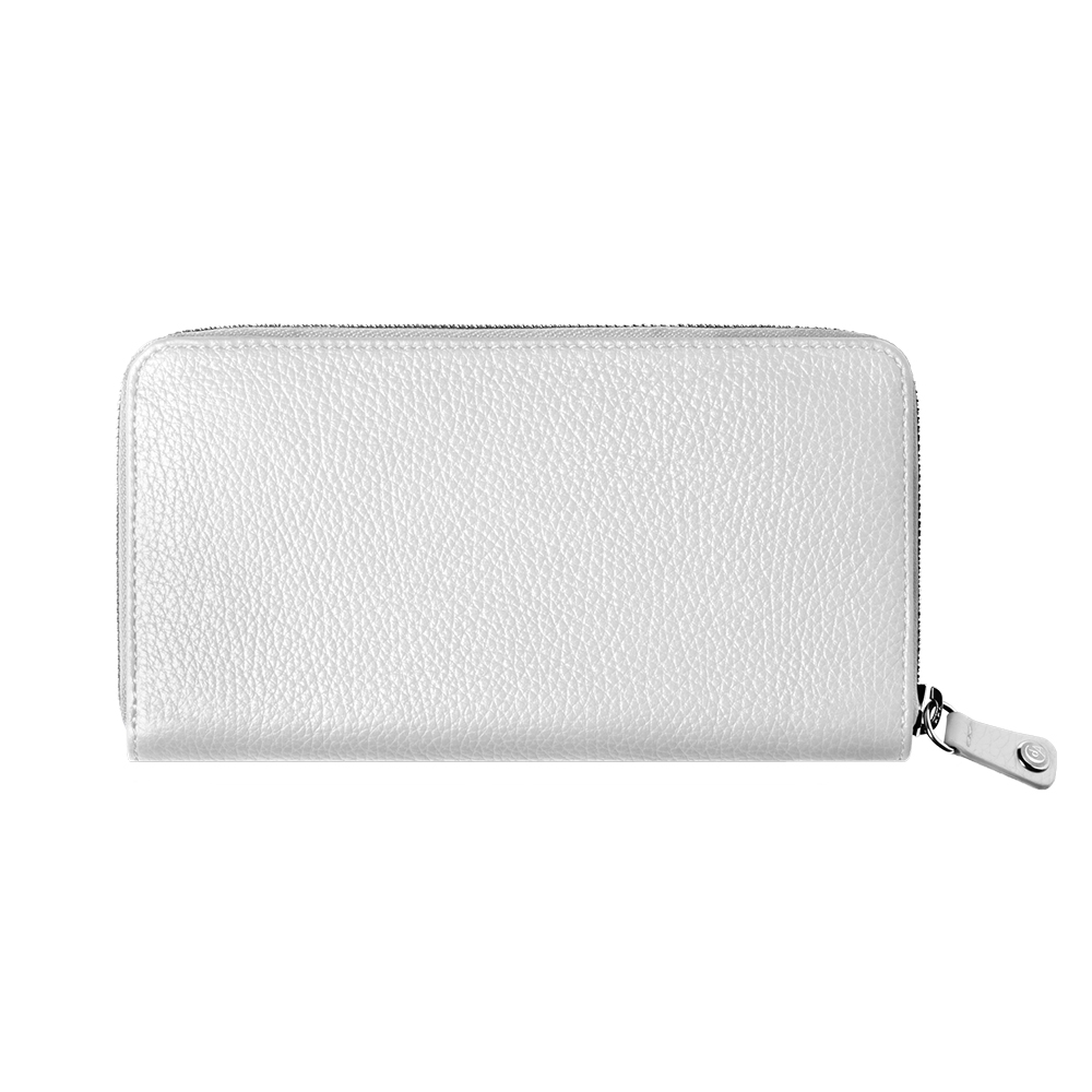 Caran d'Ache Leather Womens Wallet Leman White
