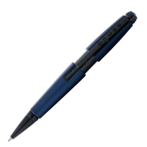 Cross Edge Matte Blue Lacquer Gel Rollerball Pen