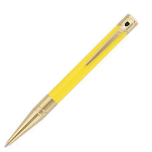Dupont D Initial Vanilla Gold Trim Ball Pen