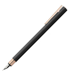 Faber Castell NEO Metal Black Rose Gold Fountain Pen