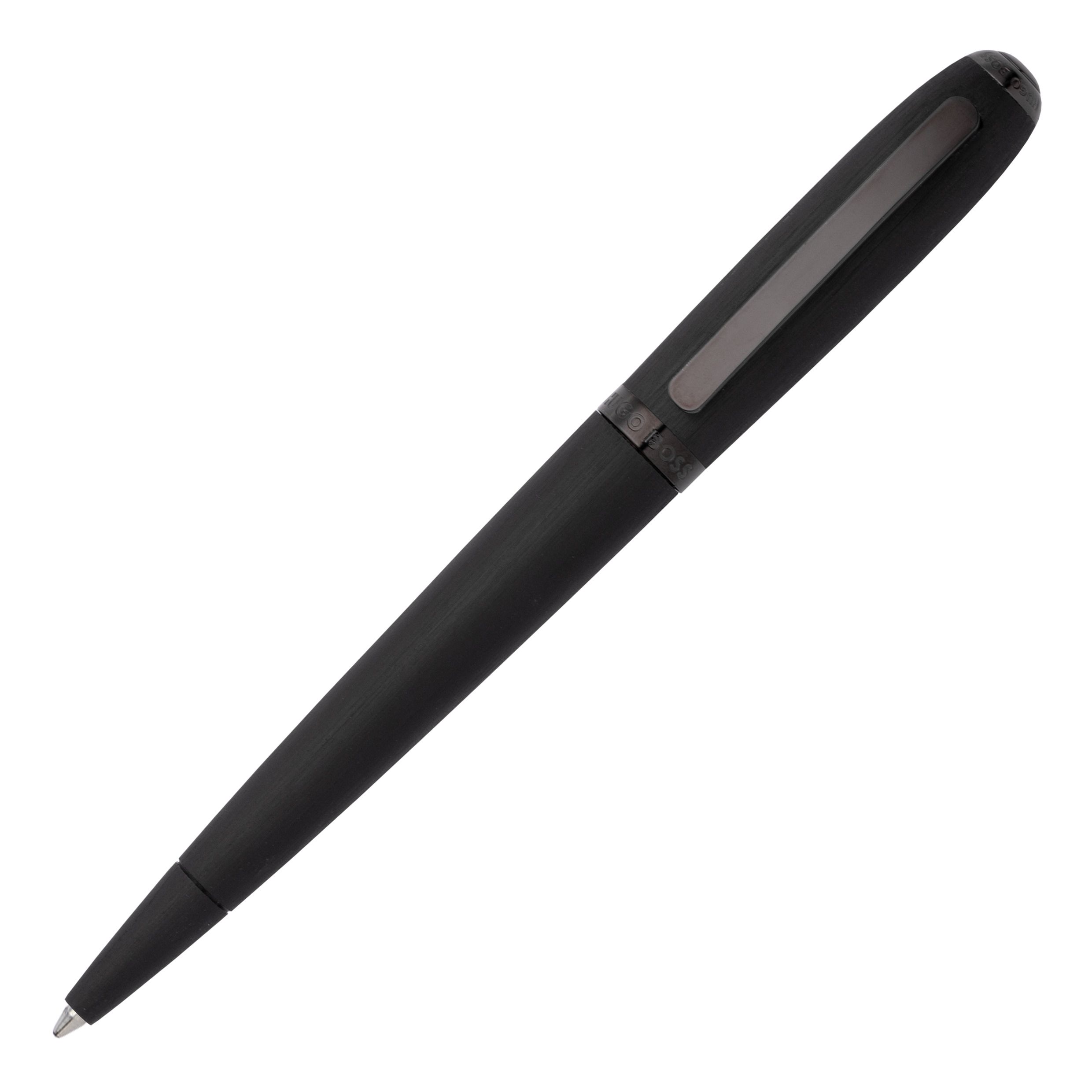 Hugo Boss Contour Brushed Black Ball Pen