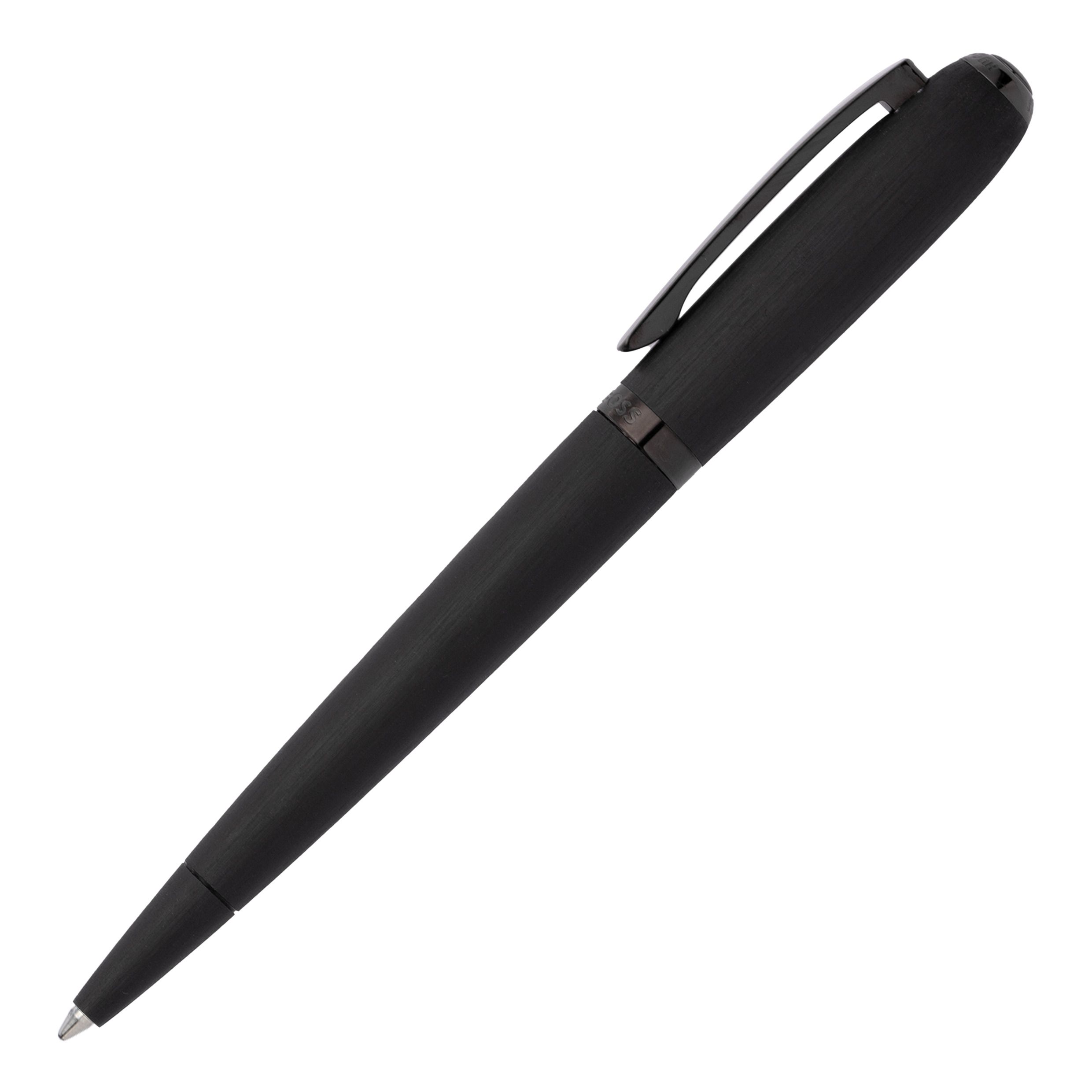Hugo Boss Contour Brushed Black Ball Pen