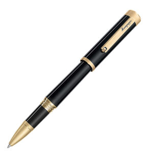 Montegrappa Zero Black Gold Trim Rollerball Pen