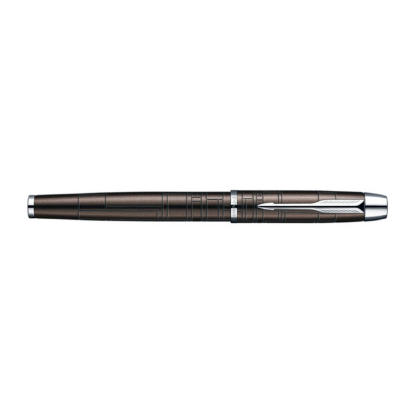 Parker IM Premium Matte Brown Fountain Pen + Rollerball Pen