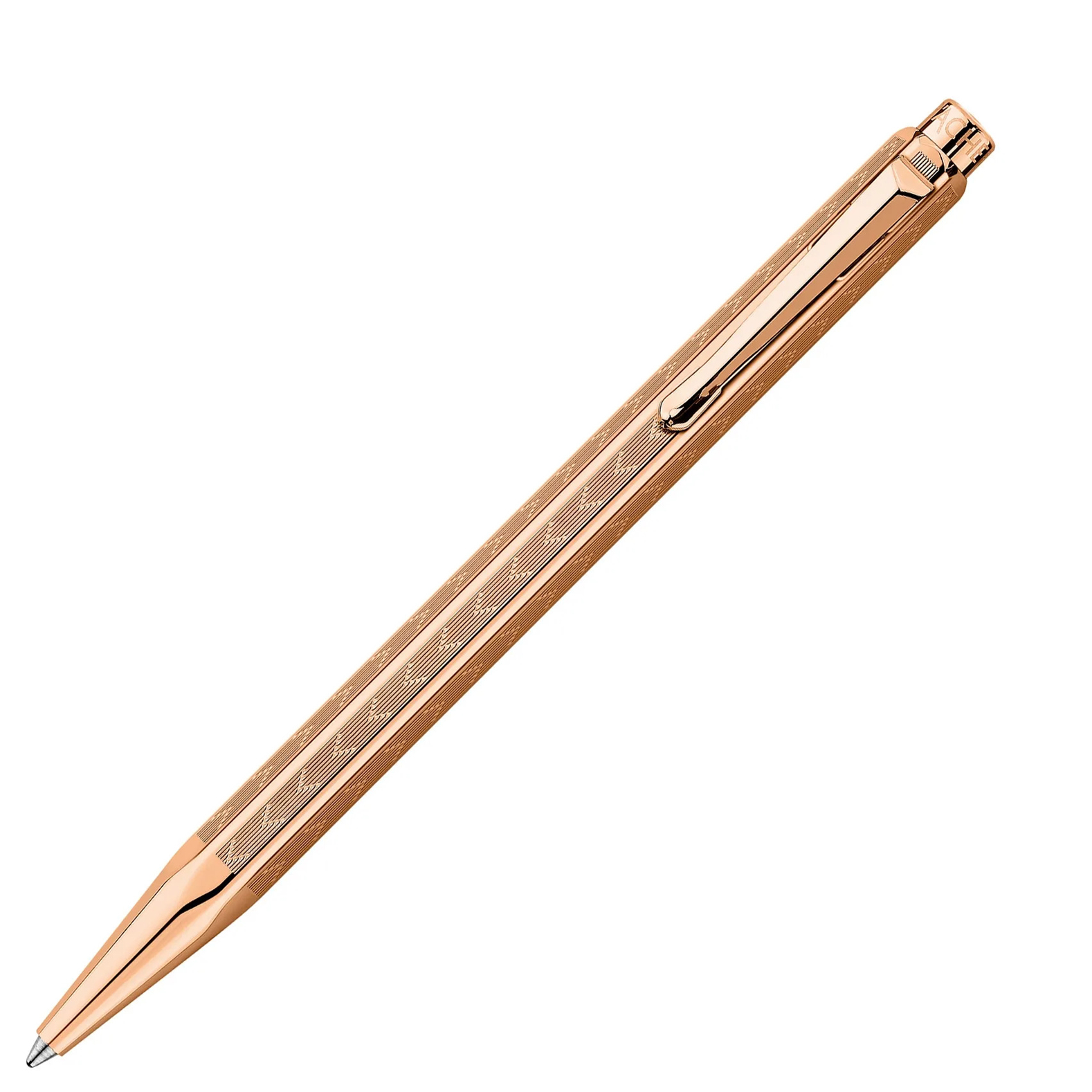 Caran D'Ache Ecridor Chevron Gilded Rosegold Ball Pen