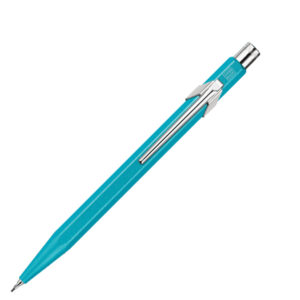 Caran D'Ache 849 Colormat-X Turquoise Mechanical Pencil w/o Box