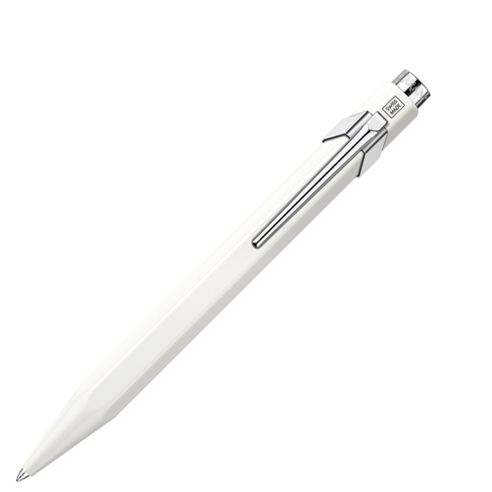Caran D'Ache 849 Classic Line White Rollerball Pen w/o Box