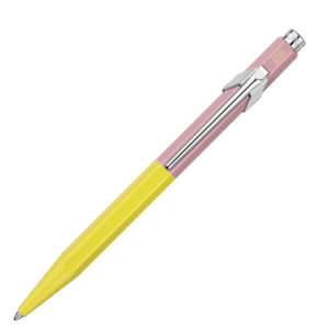 Caran d'Ache 849 PAUL SMITH Yellow & Rose Pink Ballpoint Pen