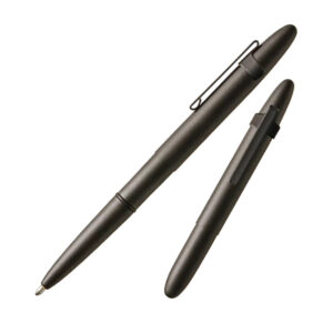 Fisher Bullet Armor Black Cerakote Ballpoint Pen with Clip